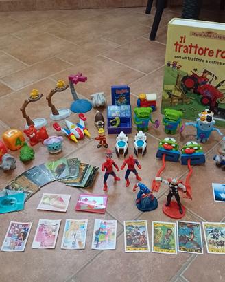 lotto giochi Happy Meal, Avengers, figurine, libro