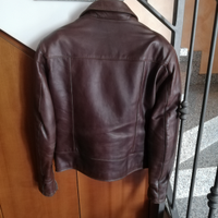 Giubbotto in pelle moto in pelle