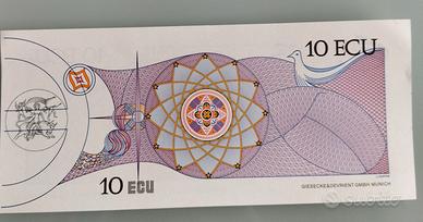 Prova / Progetto di banconota 10 ECU
