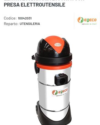 bidone aspira tutto da 50 litri nuovo!! !!