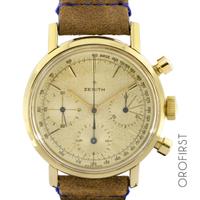Zenith Chronograph Tricompax 18kt cal 146H