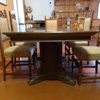 Tavolo in legno noce artigianato veneto