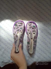Scarpe da bambina in tela