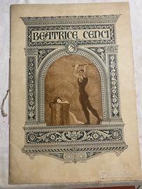 Antico stampato film muto BEATRICE CENCI 1926