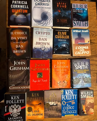 LOTTO 17 Libri Thriller, Gialli & Avventura