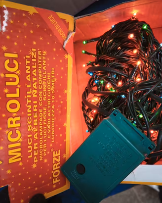 luci natale vintage