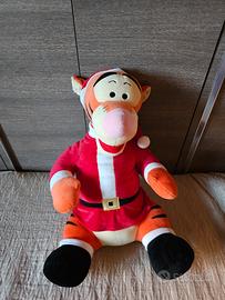 Pupazzo peluche gigante Tigro natalizio