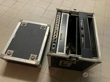 Rack Audio con Amplificatore Crown