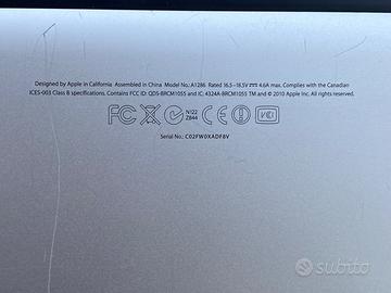 Macbook pro A1286 per ricambi