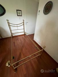 Letti singoli ottone vintage anni 70