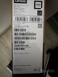 Lenovo ThinkBook Ultra 7 16GB NUOVO SIGILLATO