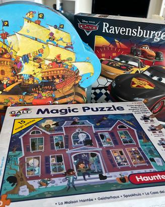 Tris puzzle x regali un po’ alla volta