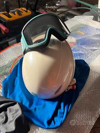 casco ragazza con maschera Briko