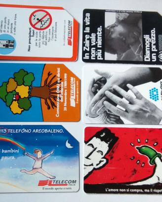 Lotto schede telefoniche tematiche Italia