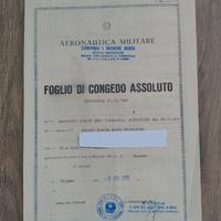 Foglio di congedo assoluto