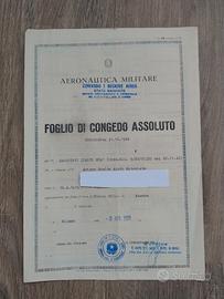 Foglio di congedo assoluto