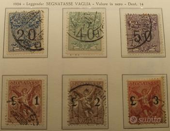 REGNO 1924 Soggetti allegorici - Segnatasse