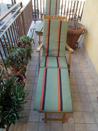 6 sedie da ponte anni '50 dalla Giulio Cesare