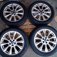 4 cerchi e gomme 18 pollici ford KUGA originali