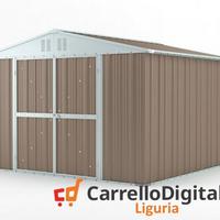 Box struttura lamiera Acciaio 327x307 tortora