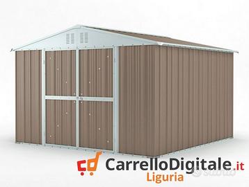 Box struttura lamiera Acciaio 327x307 tortora