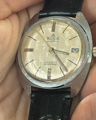 Wilson Orologio Vintage Swiss 23 Jewels Manuale