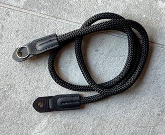 Tracolla per fotocamera in corda nera