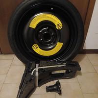 Ruotino originale audi A3 con attrezzi