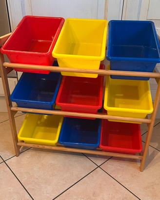 Mobile portagiochi per bambini