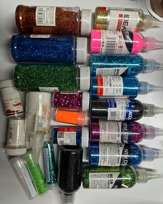 Glitter e stickers