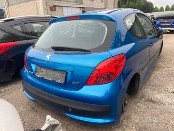 POSTERIORE PEUGEOT 207 DEL 2010