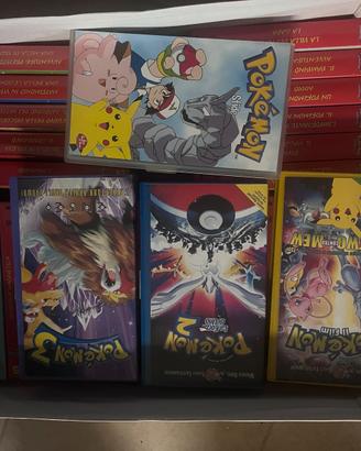 Videocassette pokemon e dragonball z