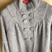 Cappotto Grigio Donna Derhy 100% Lana