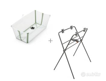 Vaschetta Stokke pieghevole + stand e supporto