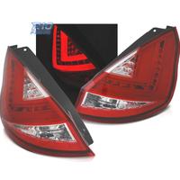 FANALI FORD FIESTA MK7 12-17 BARRE LUMINOSE ROSSO 