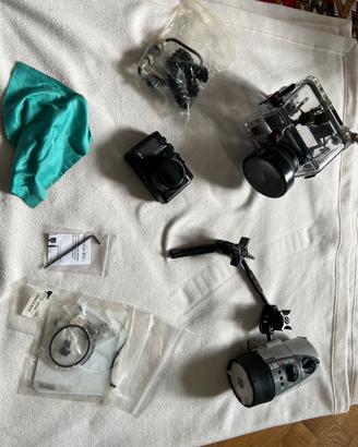KIT COMPLETO FOTOGRAFIA SUBACQUEA PROFESSIONALE