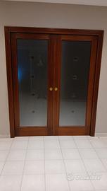 Porta scorrevole doppia anta