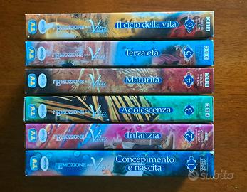 VHS L'EMOZIONE DELLA VITA SERIE COMPLETA