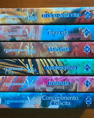 VHS L'EMOZIONE DELLA VITA SERIE COMPLETA