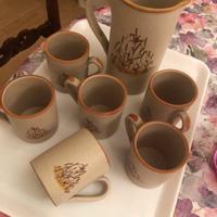 Caraffa e sei boccali