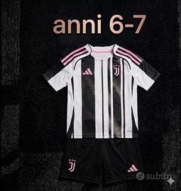Maglia e pantaloncino Juve 2026 6-7 anni nuovo