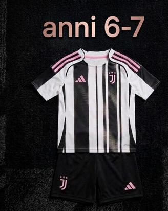 Maglia e pantaloncino Juve 2026 6-7 anni nuovo