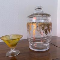 Vaso e bicchiere in decoupage