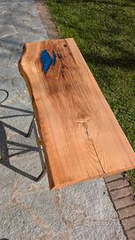 Mensola Lavabo in Legno e Resina