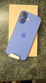 Apple iPhone 16 128gb Blu NUOVO 100% Originale