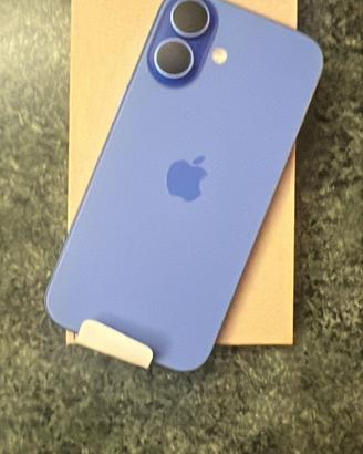 Apple iPhone 16 128gb Blu NUOVO 100% Originale
