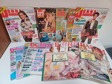 RIVISTE CUCITO ANNI 90 – BURDA RAKAM E ALTRO