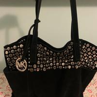 Borsa scamosciata nera Michael Kors