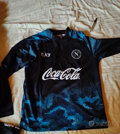 tuta completa riscaldamento napoli con magllietta