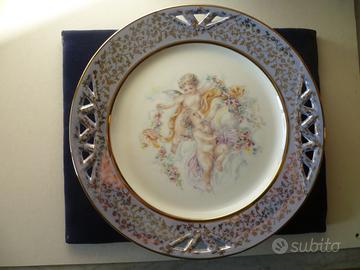 LIMOGES Lecoq piatto tondo porcellana  cm.28 vinta